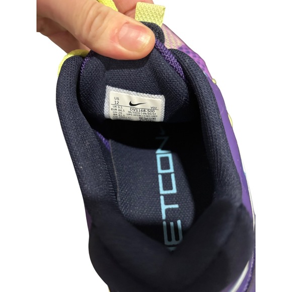 Nike‎ Metcon 8 Training Shoes Purple Yellow Neon Athletic Sneakers men - Picture 8 of 9